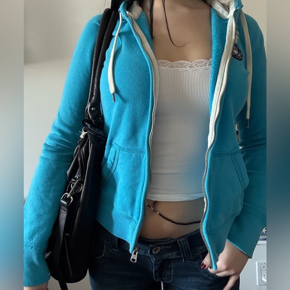 2000s Abercrombie & Fitch zip up - Picture 3 of 5